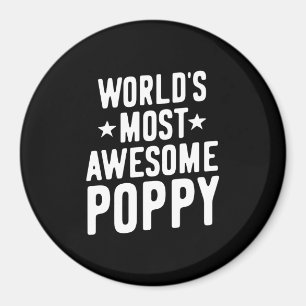 's Werelds meest Geweldige papaver vader opa Magneet