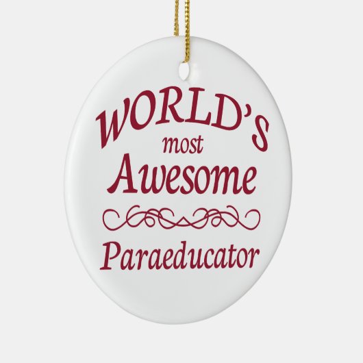 's Werelds meest Geweldige paradocent Keramisch Ornament (Rechts)