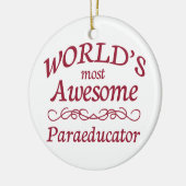 's Werelds meest Geweldige paradocent Keramisch Ornament (Links)