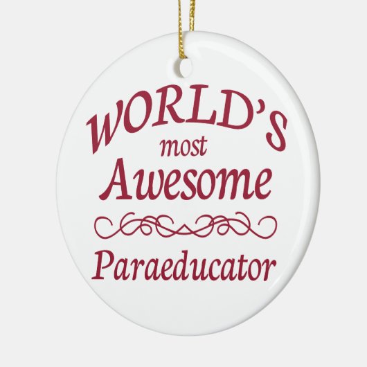 's Werelds meest Geweldige paradocent Keramisch Ornament (Links)