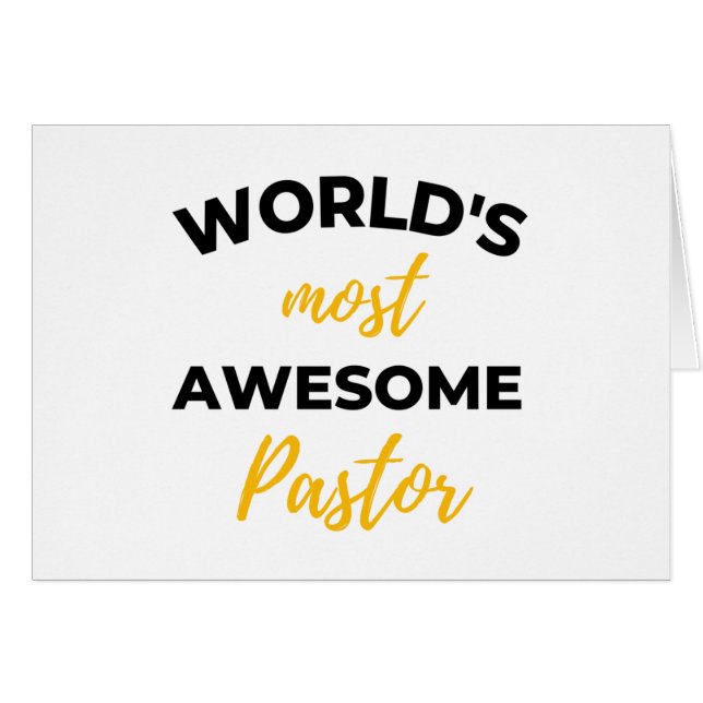 's Werelds meest Geweldige pastor bl (Voorkant Horizontaal)