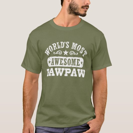 's Werelds meest Geweldige Paw T-shirt (Voorkant)