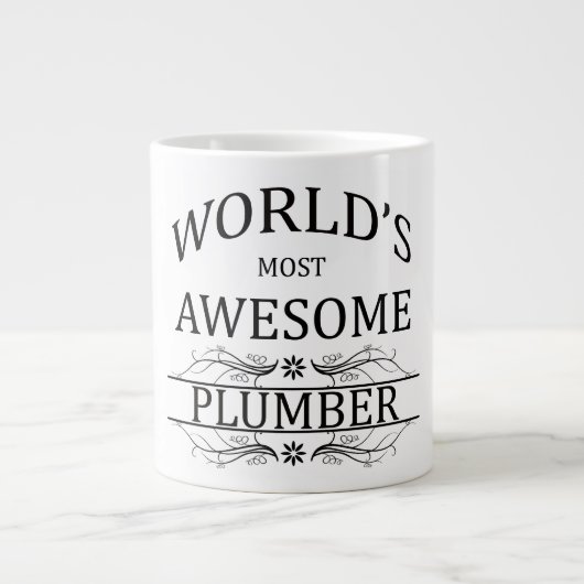 's Werelds meest Geweldige Plumber Grote Koffiekop (Voorkant)