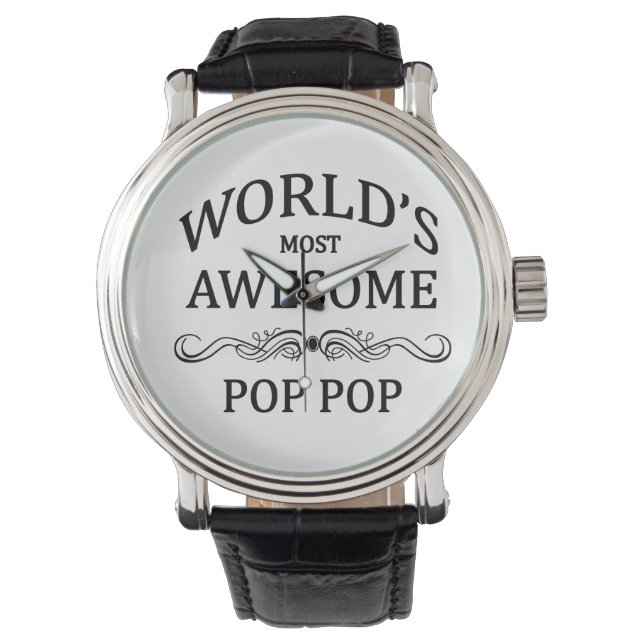 's Werelds meest Geweldige Pop Pop Horloge (Voorkant)