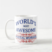 's Werelds meest Geweldige postarbeider Koffiemok (Links)