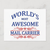 's Werelds meest Geweldige postdrager Briefkaart (Voorkant)