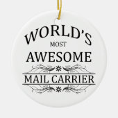 's Werelds meest Geweldige postdrager Keramisch Ornament (Voorkant)