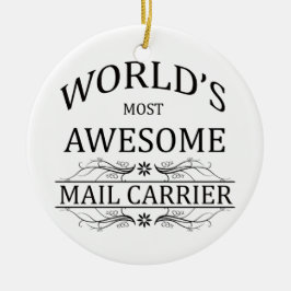 's Werelds meest Geweldige postdrager Keramisch Ornament