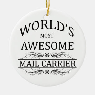 's Werelds meest Geweldige postdrager Keramisch Ornament