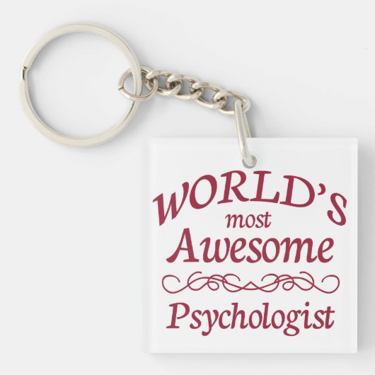 's Werelds meest Geweldige psycholoog Sleutelhanger (voorkant)
