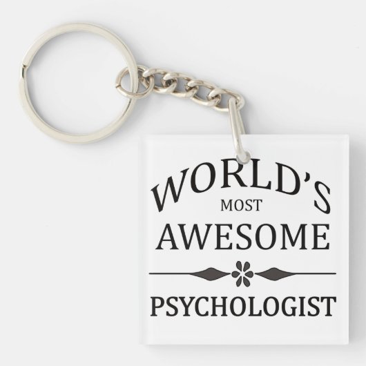 's Werelds meest Geweldige psycholoog Sleutelhanger (voorkant)