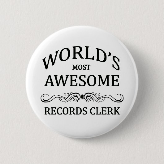 's Werelds meest Geweldige registratieserver Ronde Button 5,7 Cm (Voorkant)