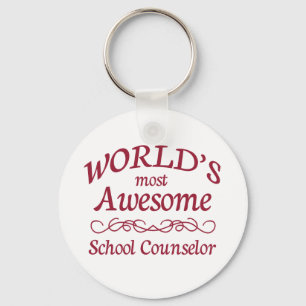's Werelds meest Geweldige schooladviseur Sleutelhanger