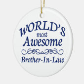 's Werelds meest Geweldige schoonmaakster Keramisch Ornament (Links)