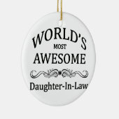 's Werelds meest Geweldige schoonmaakster Keramisch Ornament (Rechts)