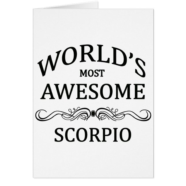 's Werelds meest Geweldige Scorpio (Voorkant)