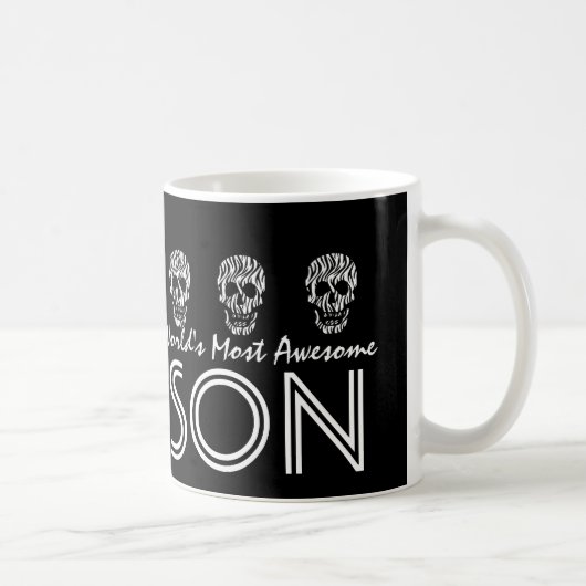 's Werelds meest Geweldige SON-Zebra V04 Koffiemok (Rechts)