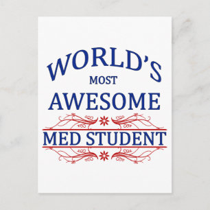 's Werelds meest Geweldige student Briefkaart