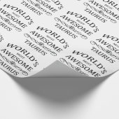 's Werelds meest Geweldige Taurus Cadeaupapier (Hoek)