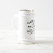 's Werelds meest Geweldige verpleegkundige Bierpul (Voorkant links)