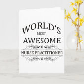 's Werelds meest Geweldige verpleegkundige Kaart (Gele Bloem)