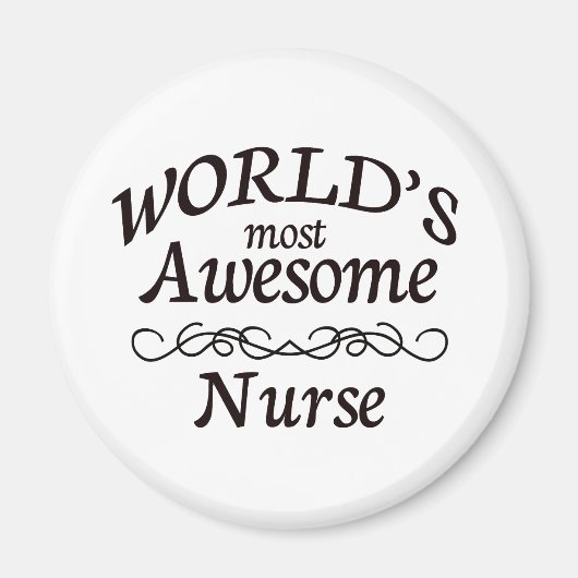 's Werelds meest Geweldige verpleegster Magneet (Voorkant)