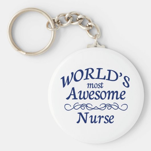 's Werelds meest Geweldige verpleegster Sleutelhanger (Voorkant)