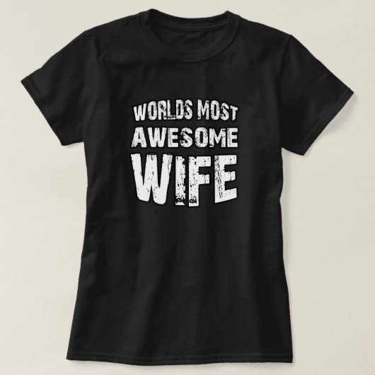 's Werelds meest Geweldige vrouw T-shirt (Design voorkant)
