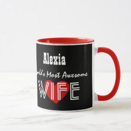 's Werelds meest Geweldige WIFE-harten V03J4 Mok