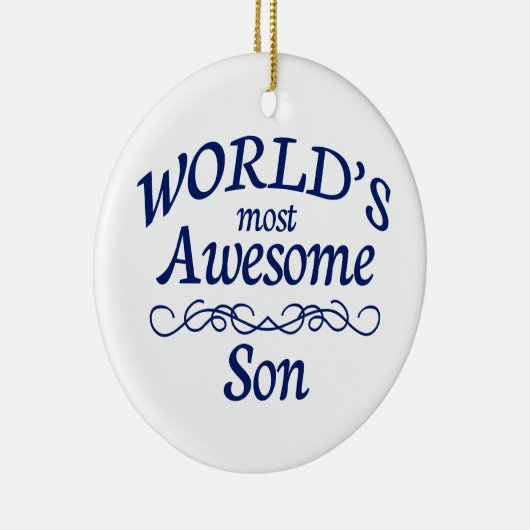 's Werelds meest Geweldige zoon Keramisch Ornament (Rechts)