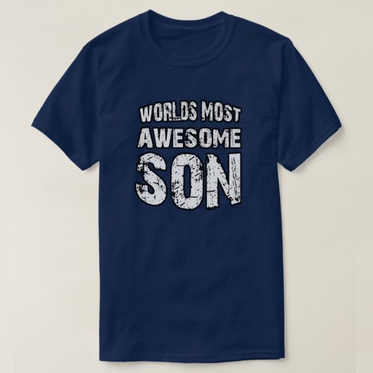 's Werelds meest Geweldige zoon T-shirt (Design voorkant)