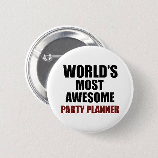 's Werelds meest gezochte Planner Ronde Button 5,7 Cm (Voorkant /achterkant)