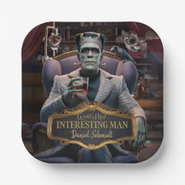 'S Werelds meest interessante Man, gepersonaliseer Papieren Bordje
