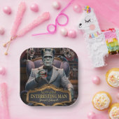 'S Werelds meest interessante Man, gepersonaliseer Papieren Bordje (Feest)