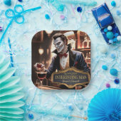 'S Werelds meest interessante Man, gepersonaliseer Papieren Bordje (Feest)