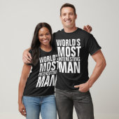 's Werelds meest INTERESSANTE MAN, grappige Mannen T-shirt (Unisex)