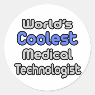 's Werelds meest koelste medische technologie Ronde Sticker