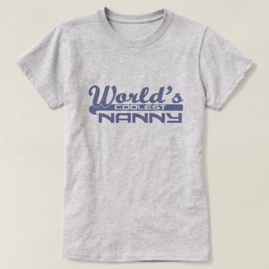 's Werelds meest koelste nanny T-Shirt (Design voorkant)