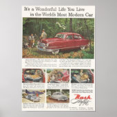 's Werelds meest moderne auto Poster (Voorkant)