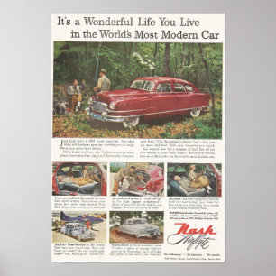 's Werelds meest moderne auto Poster