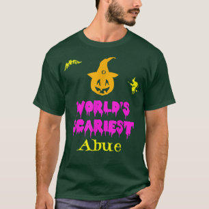 's Werelds meest Scarikste Abue Halloween Costume T-shirt