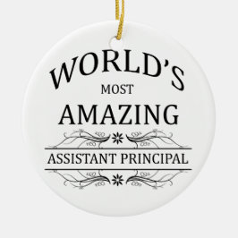 's Werelds meest verbazingwekkende assistent-hoofd Keramisch Ornament