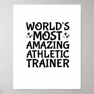 's Werelds meest verbazingwekkende Athletic Traine Poster