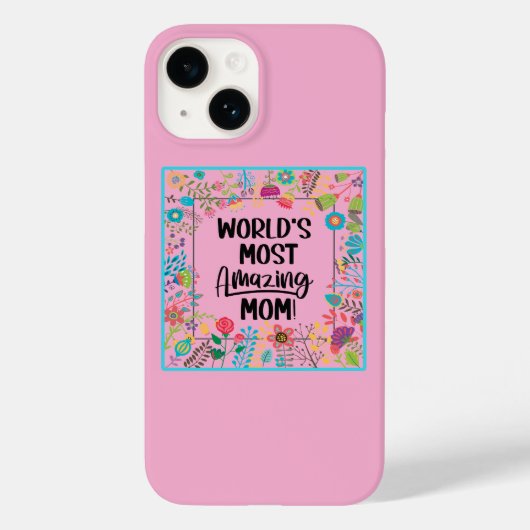 's Werelds meest verbazingwekkende mam Case-Mate iPhone Case (Achterkant)