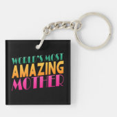 's Werelds meest verbazingwekkende Moederdag | Sle Sleutelhanger (Achterkant)