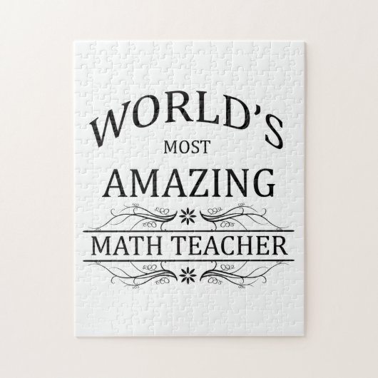 's Werelds meest verbazingwekkende Wiskunde leraar Legpuzzel (Verticaal)