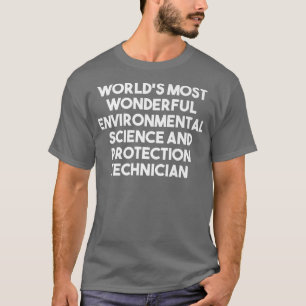 's Werelds meest wonderbaarlijke milieuwetenschaps T-shirt