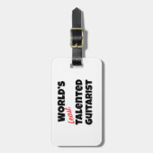 's Werelds minst getalenteerde gitarist Bagagelabel (Voorkant verticaal)