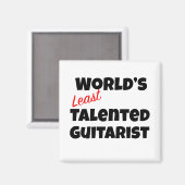 's Werelds minst getalenteerde gitarist Magneet (Voorkant / Achterkant)