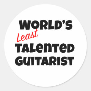 's Werelds minst getalenteerde gitarist Ronde Sticker